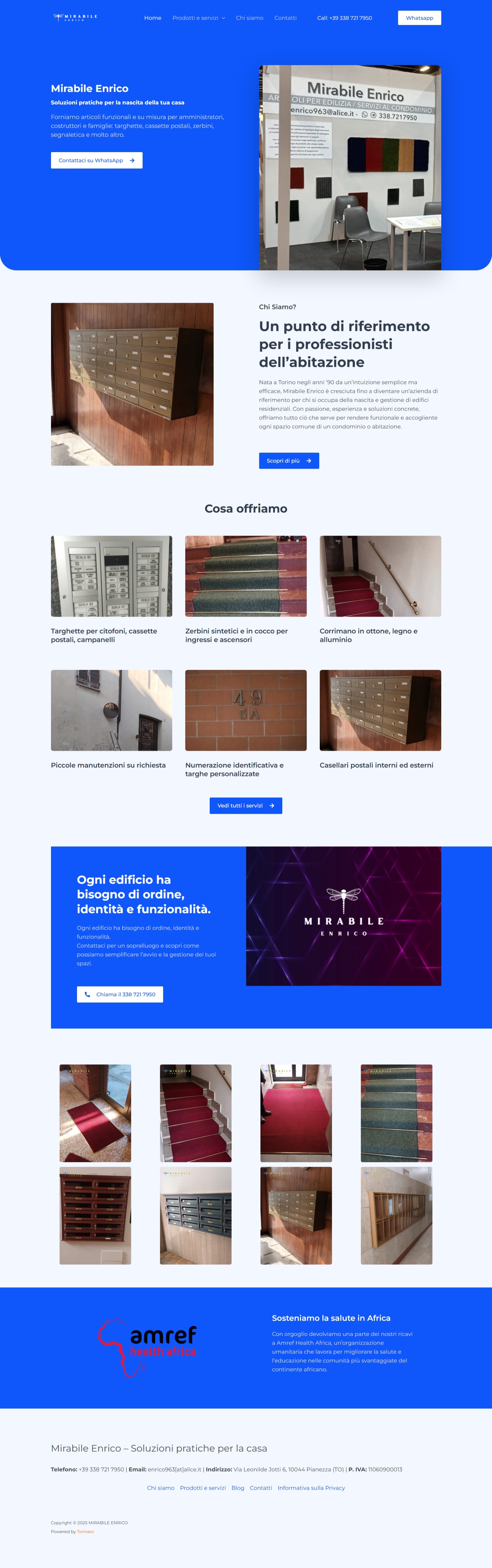 Mirabile Enrico Website